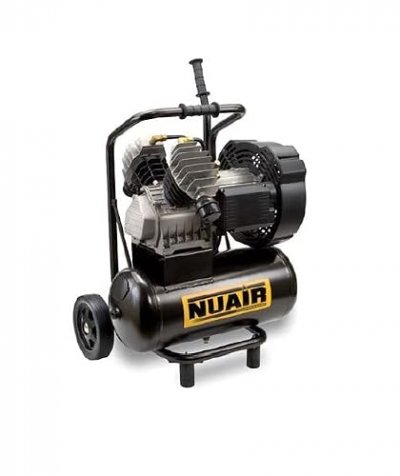 NUAIR Compresseur &agrave; air 3HP 2,2kW 24L Entra&icirc;nement direct Lubrifi&eacute; GVM/24PCM 4 POLES 