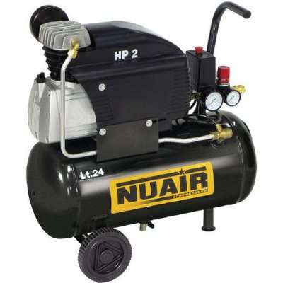 NUAIR Compresseur &Agrave; Entrainement Direct Lubrifi&eacute; Fc2 - 2cv 24l