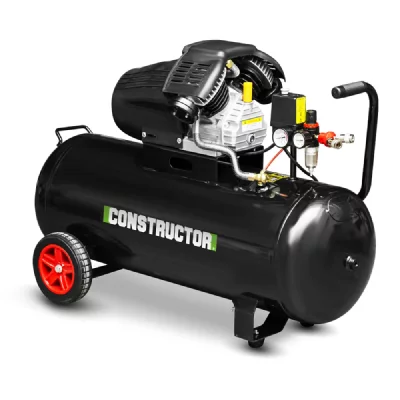 CONSTRUCTOR Compresseur &agrave; huile 100L bicylindre - 