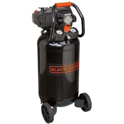 BLACK & DECKER Compresseur coaxial 50L 2CV sans huile BD227/50V-NK BLACK&DECKER