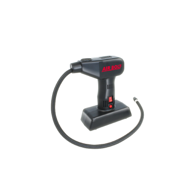  Compresseur d'air compact AIR BOLT - - portatif - LED int&eacute;gr&eacute;e - poign&eacute;e pistolet - 4 adaptateurs