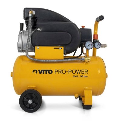 VITO Compresseur d'air &eacute;lectrique &agrave; huile  24 L 10 bar