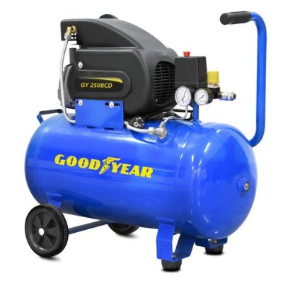 GOODYEAR Compresseur d'air -  - 50L - 8 bar - 2CV - 1.5KW - 115 PSI