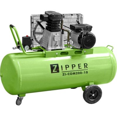 ZIPPER Compresseur d'atelier 200 litres 230 V 2200 W - ZI-COM200-10 - 
