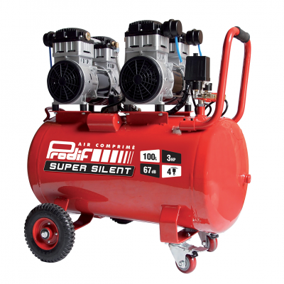 PRODIF Compresseur d'atelier silencieux  100 l 3 cv SIL1003 230 V