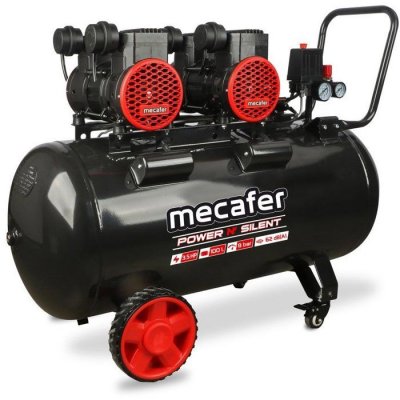 MECAFER Compresseur  Power N'silent 100 L - 3,5 HP - 8 BAR - 425693