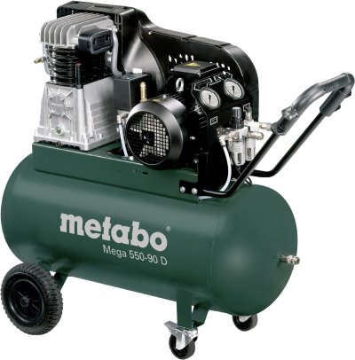 METABO Compresseur Mega 550-90 D - d&eacute;bit effectif 360 l/min
