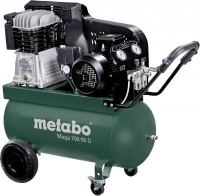 METABO Compresseur Mega 700-90 D - d&eacute;bit effectif 450 l/min