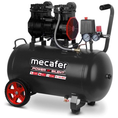 MECAFER Compresseur power'n silent 8bar - 50l - 2hp  MEC3283494255638