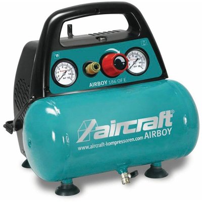 AIRCRAFT Compresseur sans huile 8 bars - 6 l  AIRBOY 186 OF E