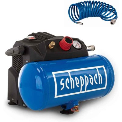 SCHEPPACH Compresseur  - HC06 - 6L - 1200W - Tuyau 5 m