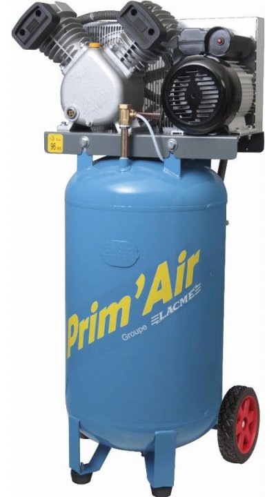 LACME Compresseur vertical 3CV Monophas&eacute; 21 m3/h 100L PRIMAIR VVM 21/100 