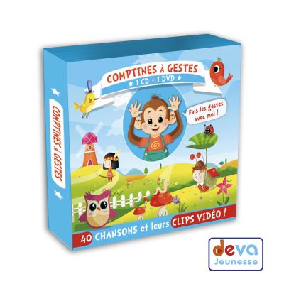 Comptines &agrave; gestes - Album CD+DVD