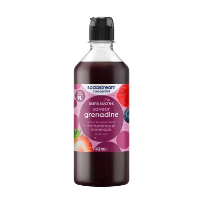 SODASTREAM Concentr&eacute; Grenadine Sans Sucres 440ml 