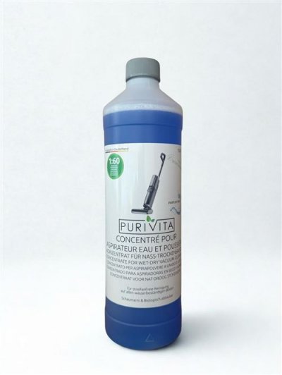 PURIVITA Concentr&eacute; pour aspirateur balai eau et poussi&egrave;re  1L