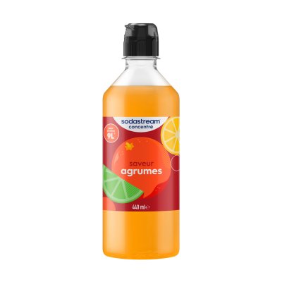 SODASTREAM Concentr&eacute; Saveur Agrumes  1024217331 440 ml Orange