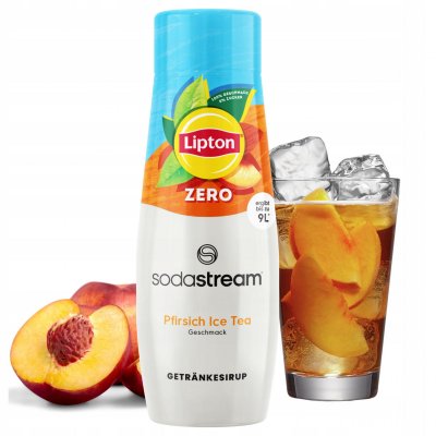 SODASTREAM Concentr&eacute;  Lipton Ice Tea Saveur P&ecirc;che Z&eacute;ro 30011738 440 ml