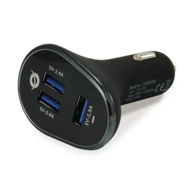 PAS DE MARQUE Conceptronic 3xusb 31.5w Car Charger Noir