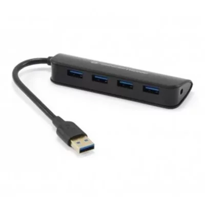 CONCEPTRONIC  Hub Extender USB3.0 vers 4 ports USB3.0 - 5Gbps - Noir