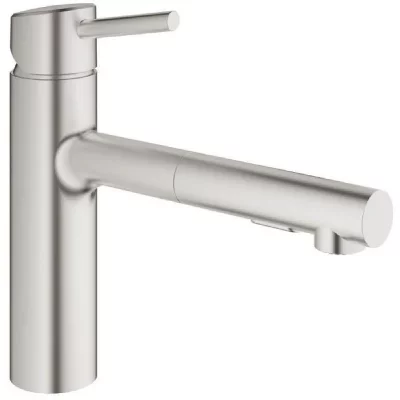 GROHE Concetto Mitigeur monocommande &Eacute;vier, Supersteel (30273DC1)