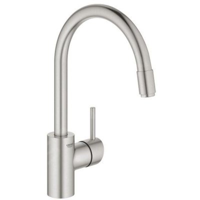 GROHE Concetto Mitigeur monocommande &eacute;vier, Zero SuperSteel (32663DC3)