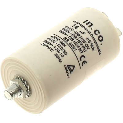 FAGOR Condensateur 14&micro;f 400v c00019740 pour Lave-linge Indesit
