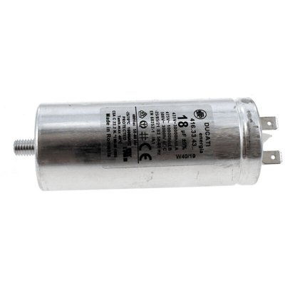 INDESIT Condensateur 18 Uf. Compressor Pour Seche Linge  - C00296252