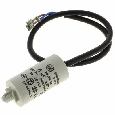 CANDY Condensateur 4&micro;f 400v + fils pour Refrigerateur