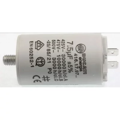CANDY Condensateur 7.5uf 450v de demarrage pour seche linge  - h339036