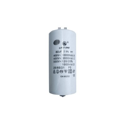 GENERIQUE Condensateur 80 &micro;f De Demarrage Pour Lave Linge - 9010545