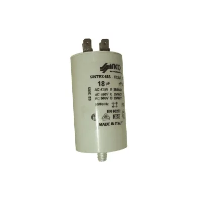 GENERIQUE Condensateur Permanent 18&mu;f 450v Pour Lave Linge - 490364