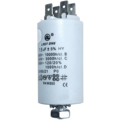 DIVERS MARQUES Condensateur Permanent 7.5 Mf 450 V Pour Seche Linge - 9010306