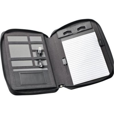STYRO Conf&eacute;rencier Smart Organizer A5 Avec Powerbank - Anthracite