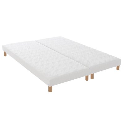 CONFORT DESIGN Sommiers 2 x 80 x 200 - Tapissier - 12 lattes fixes