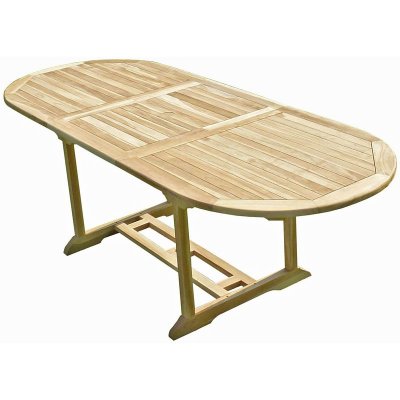 C&L JARDIN Confort & Loisirs Table de Jardin en Teck MAHUI 8/10 Places