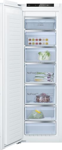 BOSCH Cong&eacute;lateur encastrable armoire GIN81VEE0, S&eacute;rie 4, NoFrost, pantographes