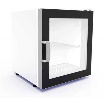 COMBISTEEL Cong&eacute;lateur vitr&eacute;e &agrave; glace 5 bacs x 5 L 