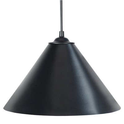 TOSEL Conique m&eacute;tal - suspension conique m&eacute;tal noir 13923