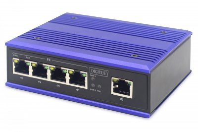 DIGITUS Conmutador poe gb industrial 4ports DN-650107