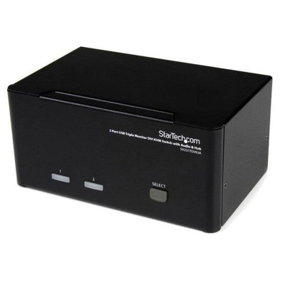 STARTECH Conmutador switch kvm de 2 puertos SV231TDVIUA