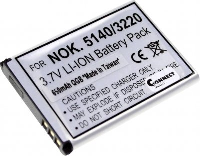 GRAU Connect 3000 BL-5B Batterie pour appareil photo Remplace laccu dorigine BL-5B 3.7 V 650 mAh