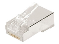 MCAD Connecteur &agrave; sertir 8P8C RJ45 CAT5e UTP - lot de 10