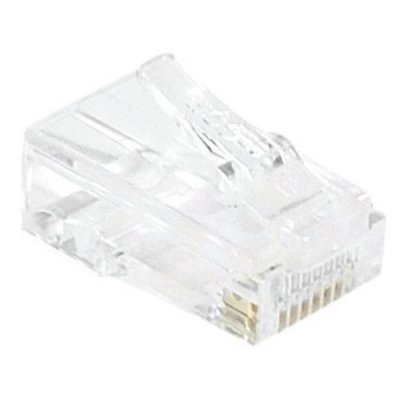 MANUTAN Connecteur &agrave; sertir 8P8C RJ45 CAT6 UTP peigne s&eacute;par&eacute; - lot de 10