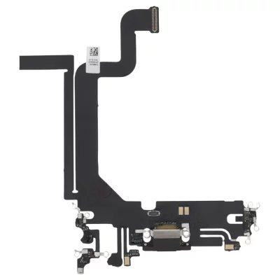 Connecteur de Charge pour iPhone 14 Pro Max Port Lightning plus Micro Noir