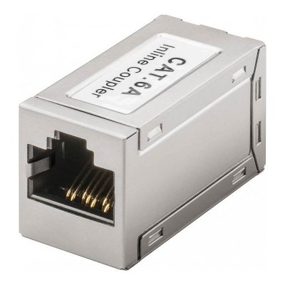 Connecteur/raccord RJ45, cat 6A, 2x Fiche RJ45 (8P8C) (72499) - Goobay