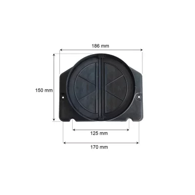 ELECTROLUX Connecteur Sortie Air Avec Clapet Pour Hotte - 4055206132