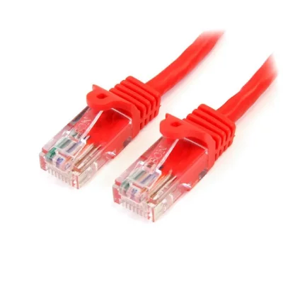 STARTECH.COM Connectique PC > StarTech Startech Connectique PC StarTech 3m Red Snagless UTP Cat5e Patch Cable