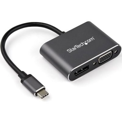 STARTECH Connectique PC >   Connectique PC  USB C Multiport Video Adapter to DP/VGA