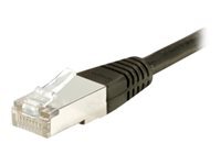 MANUTAN Connectique r&eacute;seau Cordon RJ45 CAT 6 F/UTP noir - 0,5 m