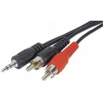 GENERIQUE Connectique TV/Hifi/Video C&acirc;ble Audio Jack 3.5 / 2 RCA 10m